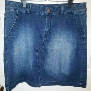Glamour X Lane Bryant Limited Edition Denim Mini, Size 18